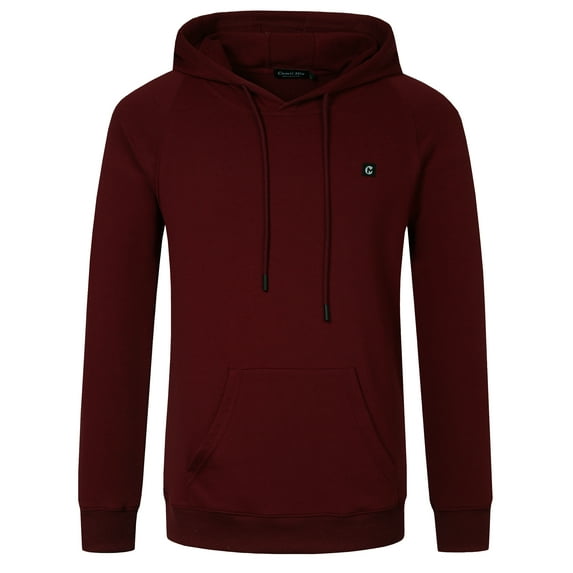 Camii Mia Hoodies for Men Sweatshirt Hooded Pullover Solid Essentials Lightweight Causal Tops