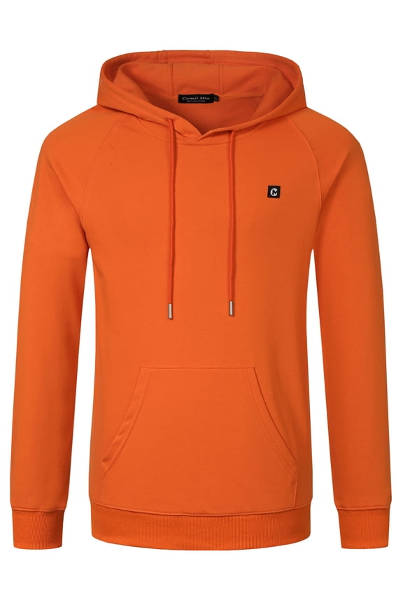 Hoodies for Men Sweatshirt Hooded Pullover Solid Essentials Lightweight Causal Tops