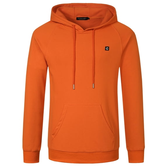Camii Mia Hoodies for Men Sweatshirt Hooded Pullover Solid Essentials Lightweight Causal Tops