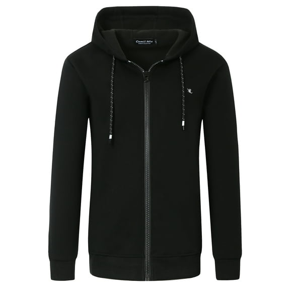 Camii Mia Hoodies for Women Fleece Lined Sweatshirt Full Zip Hooded Pullover Pocket Drawstring Causal