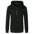 thumbnail image 1 of Camii Mia Men Zip Up Hoodie Hooded Sweatshirt Long Sleeve Pullover Tops Solid Essentials Hoodies with Pocket, 1 of 8