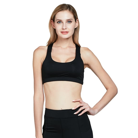 Camii Mia Sports Bras for Women Criss Cross Workout Yoga Bra