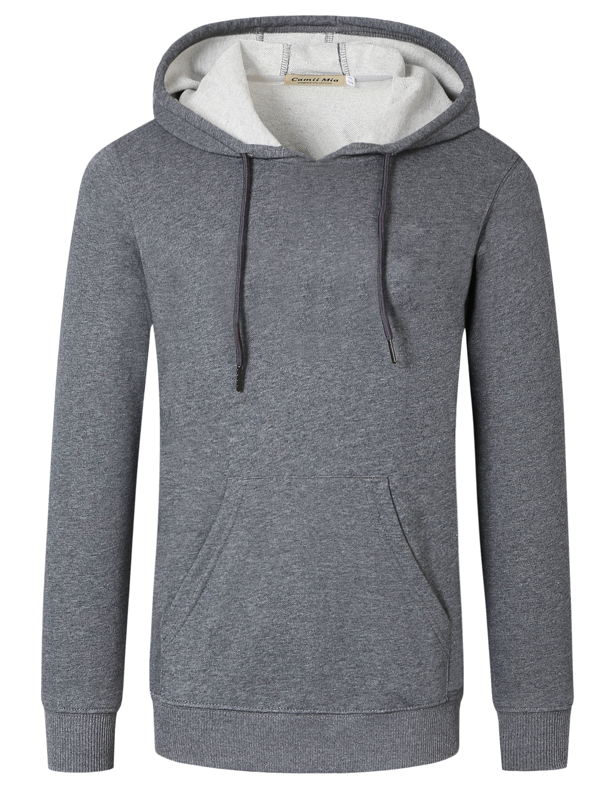 Camii Mia Sweatshirts for Women Hoodies Pullover Hooded Long Sleeve Tops with Pocket Drawstring Casual