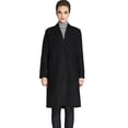 thumbnail image 1 of Camii Mia Women's Faux Wool Coat Elegant Lapel Trench Jacket Slim Long Coat Overcoat Outwear, 1 of 7