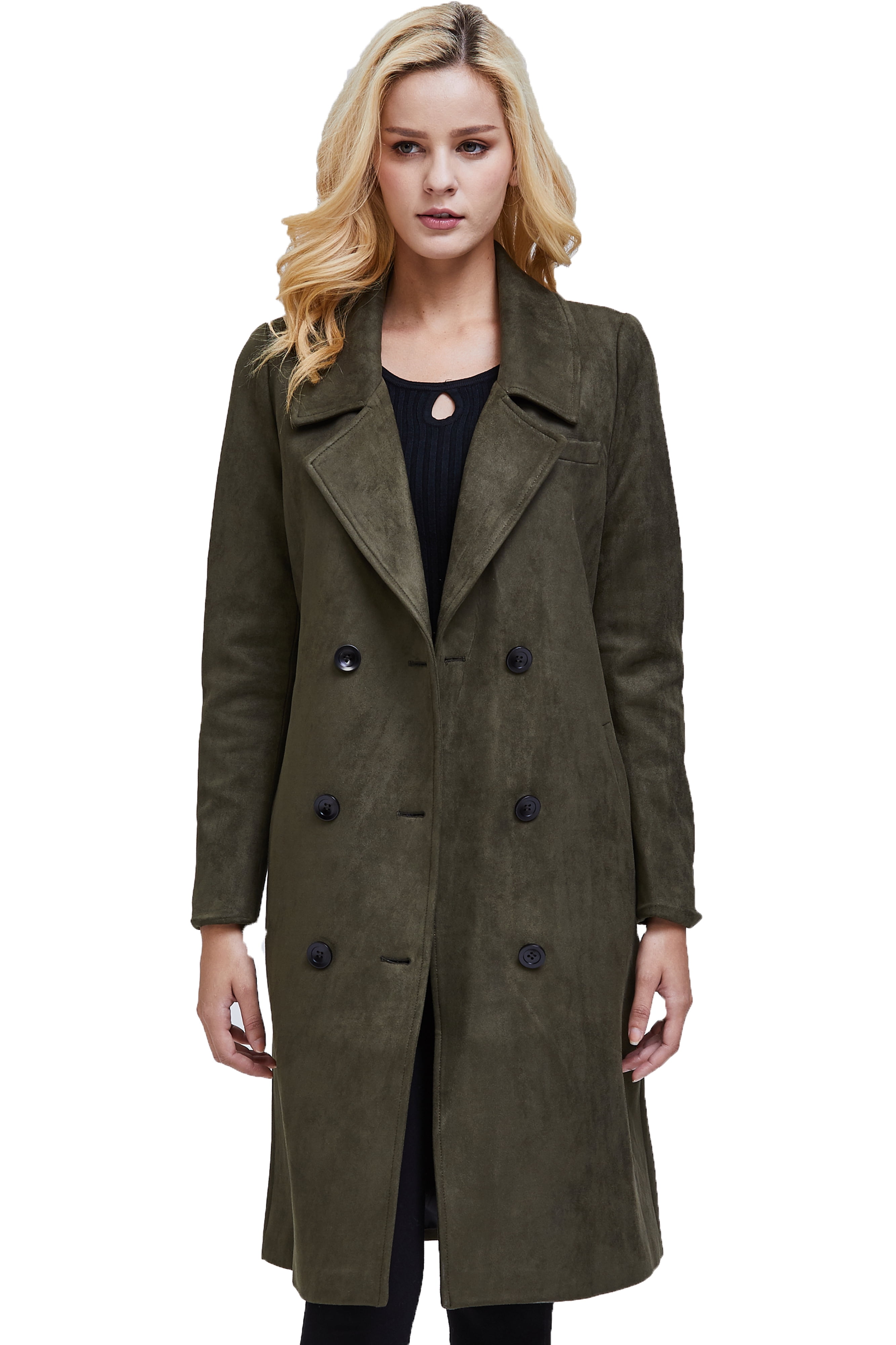 slim fit dress slacks Fit and Flare Coat with A-Line Skirt in Beige main image 1