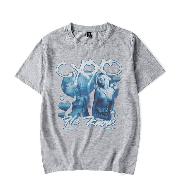 Camila Cabello He Knows Merch Short Sleeve T-shirt Unisex Fashion Crew Neck Top