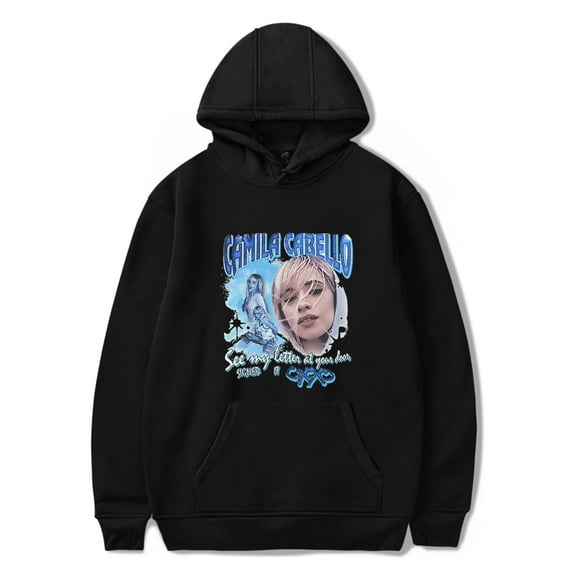 Camila Cabello Merch Signed It C,xoxo Hoodies New Logo Merch Women Men Fashion Casual Hooded Sweatshirts