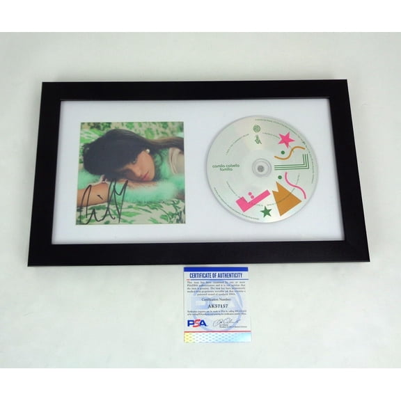 Camila Cabello Signed Autograph Familia CD Framed PSA/DNA COA B