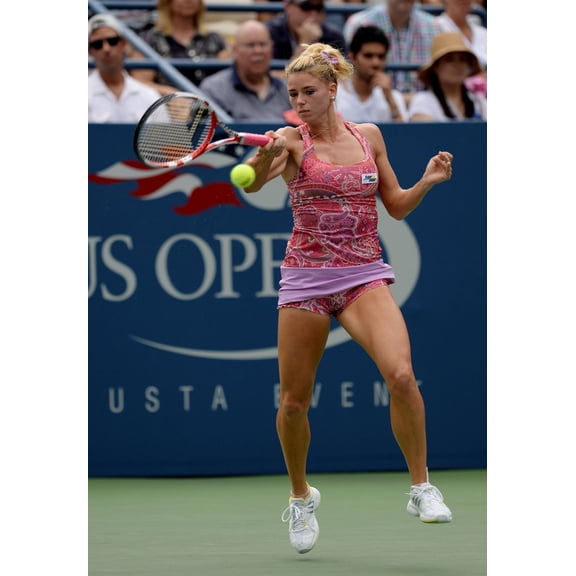 Camila Giorgi Backhand 33"x23" Photographic Print Poster. Famous Tennis Players