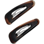 Camila Paris AD86/2 French Hair Barrette Clips, Snap Hair Slides Clic Clac for Women, Styling Girls Side Slide-in Metal Snap Pin Hair Accessories for Women. Strong Hold, No Slip Grip, Made in France