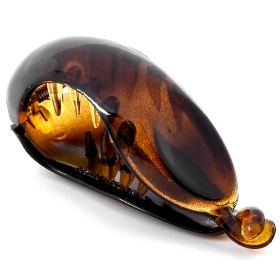 Camila Paris CP2301 2.75 Inch Small Hair Clip for Women Tortoise Shell, Strong Hold Decorative, Durable Styling Girls Hair Accessories. Hair Ponytail For Women with Curly Thick Hair. Made in France