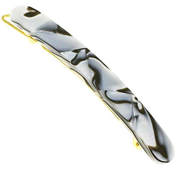 Camila Paris CP2990 French Hair Barrettes Clips for Women Handmade Small Girls Side Slide-in Barrette Clip, Hair Accessories for Women. Strong Hold No Slip Grip Fashion Durable Styling, Made in France