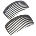 thumbnail image 1 of Camila Paris CP3023 French Side Combs Large Curved, Gray French Twist Hair Combs Decorative, Strong Hold Hair Clips for Women Bun Chignon Up-Do, No Slip Styling Girls Hair Accessories, Made in France, 1 of 4