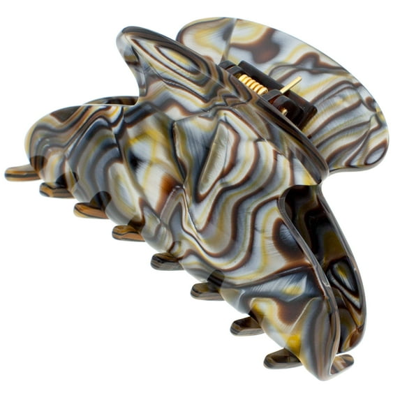 Camila Paris CP3058 French Hair Clip for Women, Onyx, for Thick Hair for Long Curly Wavy Hair, Girls Hair Claw Clips Jaw, Styling Hair Accessories for Women, Strong Hold No Slip Grip, Made in France