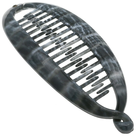 Camila Paris CP3101 French Large Banana Clip Hair Comb, Flexible Banana Clips Hair for Thick Hair Ponytail Holder Interlocking Banana Hair Clips Styling Hair Banana Clips for Women Made in France