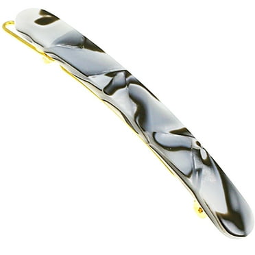Camila Paris CP2987 French Hair Barrettes Clips for Women Handmade Small Girls Side Slide-in Barrette Clip, Hair Accessories for Women. Strong Hold No Slip Grip Fashion Durable Styling, Made in France