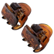 Camila Paris CP3479 French Hair Clip for Women, Set of 2 Small Tortoise Shell Girls Hair Claw Clips Fashion Durable Hair Accessories for Women, Ladies Strong Hold No Slip Grip Clamp, Made in France