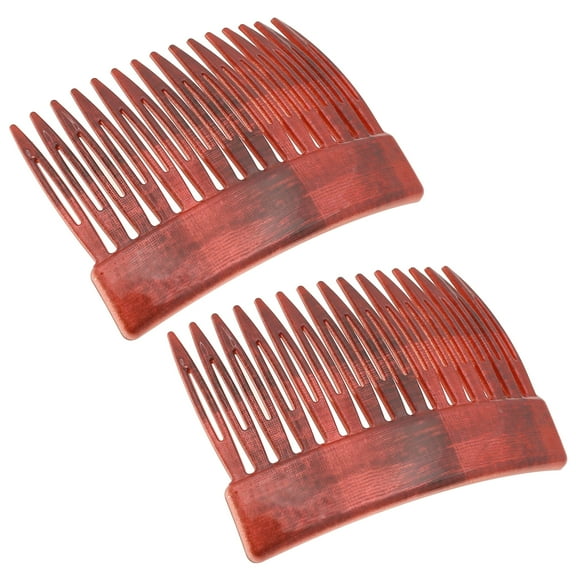 Camila Paris CP2944 French Hair Side Comb, 3 inch Small Pink, French Twist Hair Combs Decorative, Strong Hold Hair Clips for Women Bun Chignon Up-Do Styling Girls Hair Accessories, Made in France