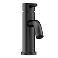 thumbnail image 1 of Camile Single Handle Lavatory Faucet With Drain Kit Included In Matte Black, 1 of 7