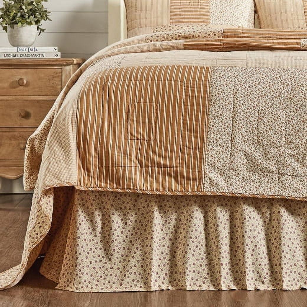 VHC Brands Camilia King Bed Skirt 78x80x16