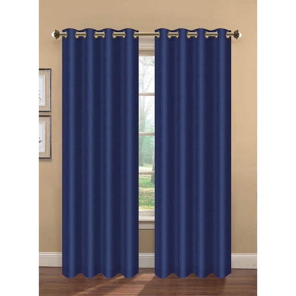 Bella Luna Bliss Faux Silk Room Darkening Grommet 76 x 84 in. Curtain