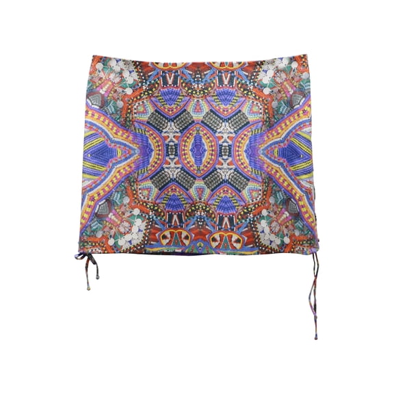 Pre-Owned Camilla Geometric Print Mini Skirt in Multicolor Polyester