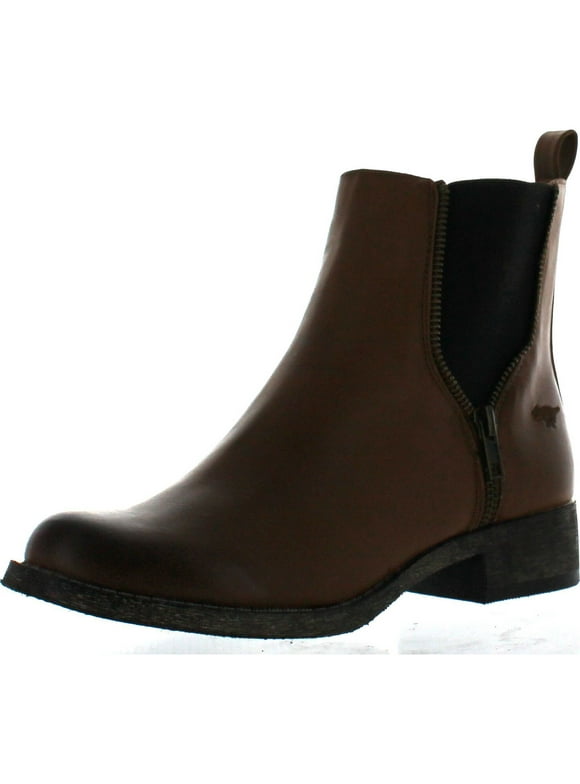 Camilla Women Round Toe Synthetic Brown Ankle Boot