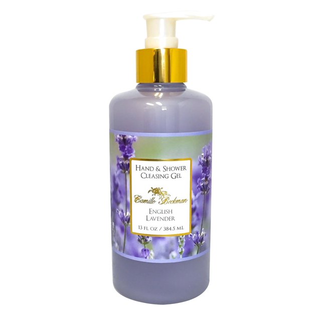 Camille Beckman Hand and Shower Cleansing Gel, English Lavender, 13