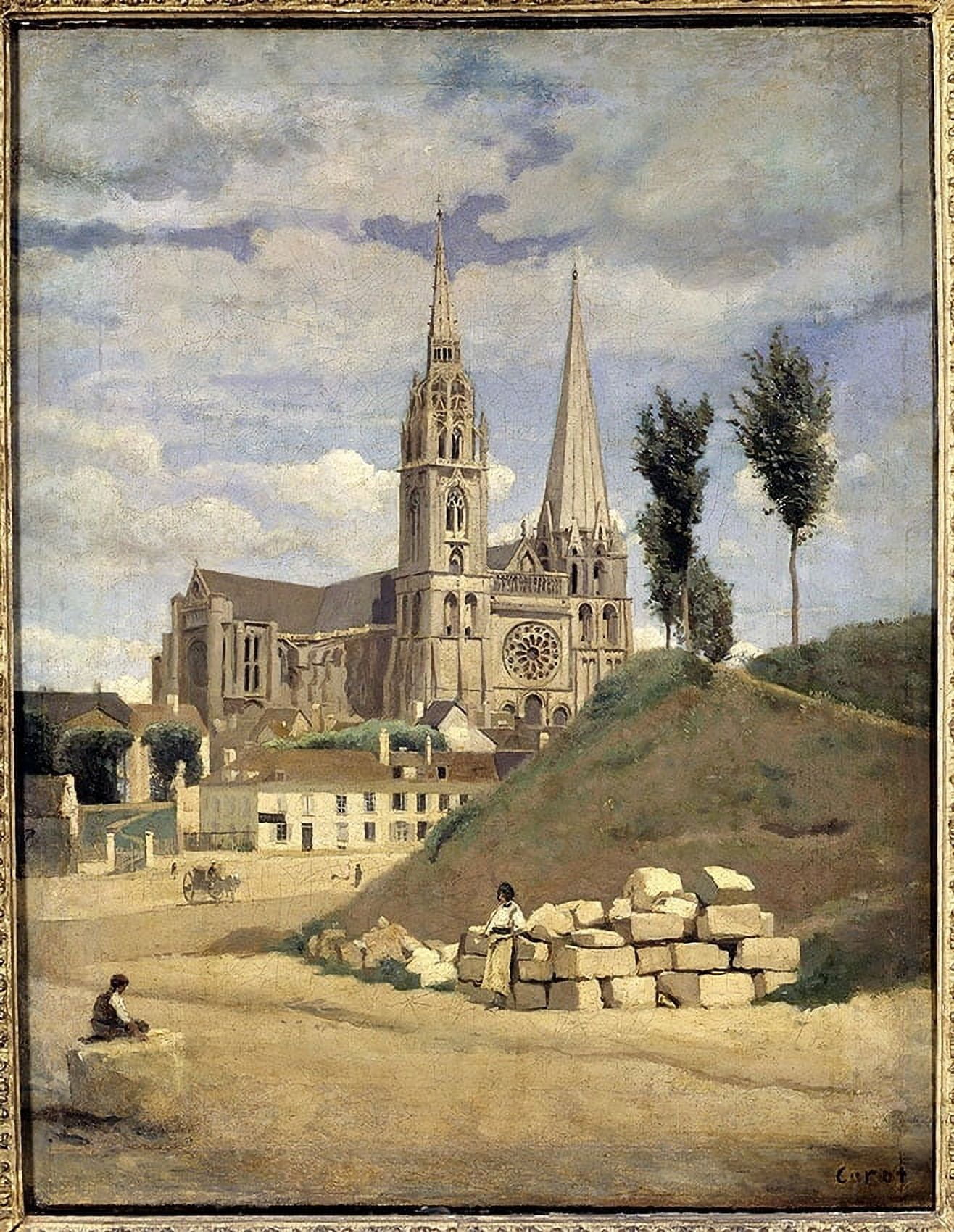 Camille Corot (1796-1875) French School Canvas Art - (18 x 24)