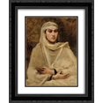thumbnail image 1 of Camille Corot 2x Matted 20x24 Black Ornate Framed Art Print 'Algerian Woman', 1 of 2