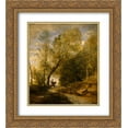 thumbnail image 1 of Camille Corot 2x Matted 20x24 Gold Ornate Framed Art Print 'The Forest of Coubron', 1 of 2