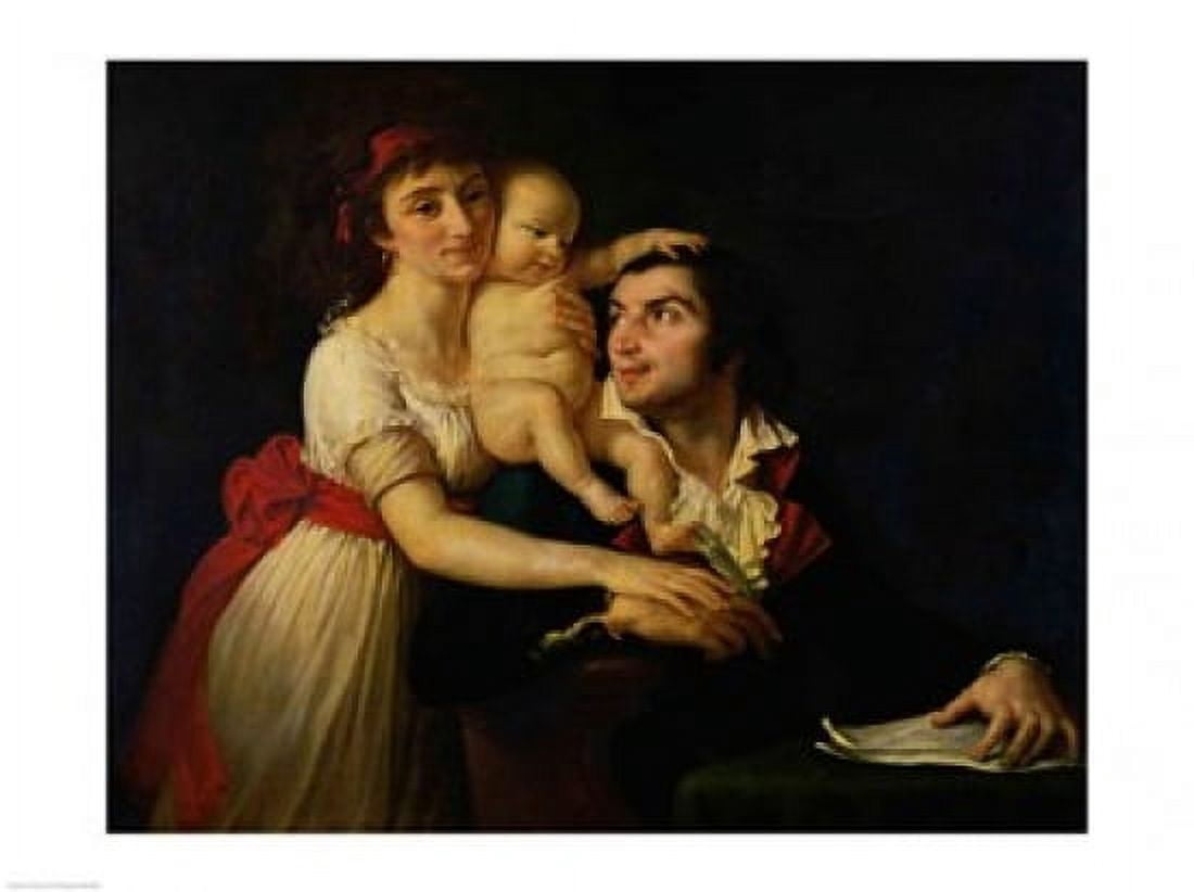 Camille Desmoulins Canvas Art - Jacques-Louis David (24 x 18)