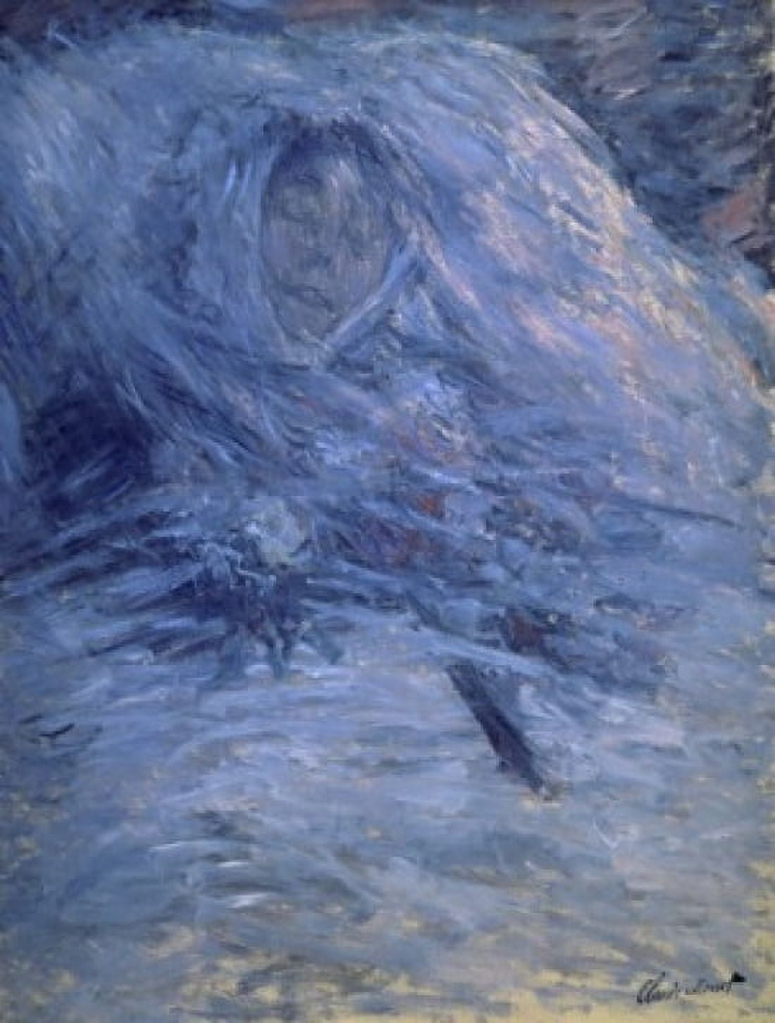 Camille Monet on Her Deathbed 1879 Claude Monet (1840-1926French) Oil on Canvas Musee dOrsay Paris France Canvas Art - Claude Monet (24 x 36)