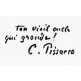 thumbnail image 1 of Camille Pissarro (1830-1903). /Nfrench Painter. Autograph Signature. Poster Print by  (24 x 36), 1 of 3