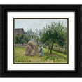 thumbnail image 1 of Camille Pissarro 23x20 Black Ornate Framed Double Matted Museum Art Print Titled: Apple Trees in Eragny, Sunny Morning (1903), 1 of 5