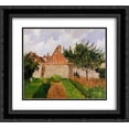 thumbnail image 1 of Camille Pissarro 2x Matted 24x20 Black Ornate Framed Art Print 'Garden at Eragny (study)', 1 of 2
