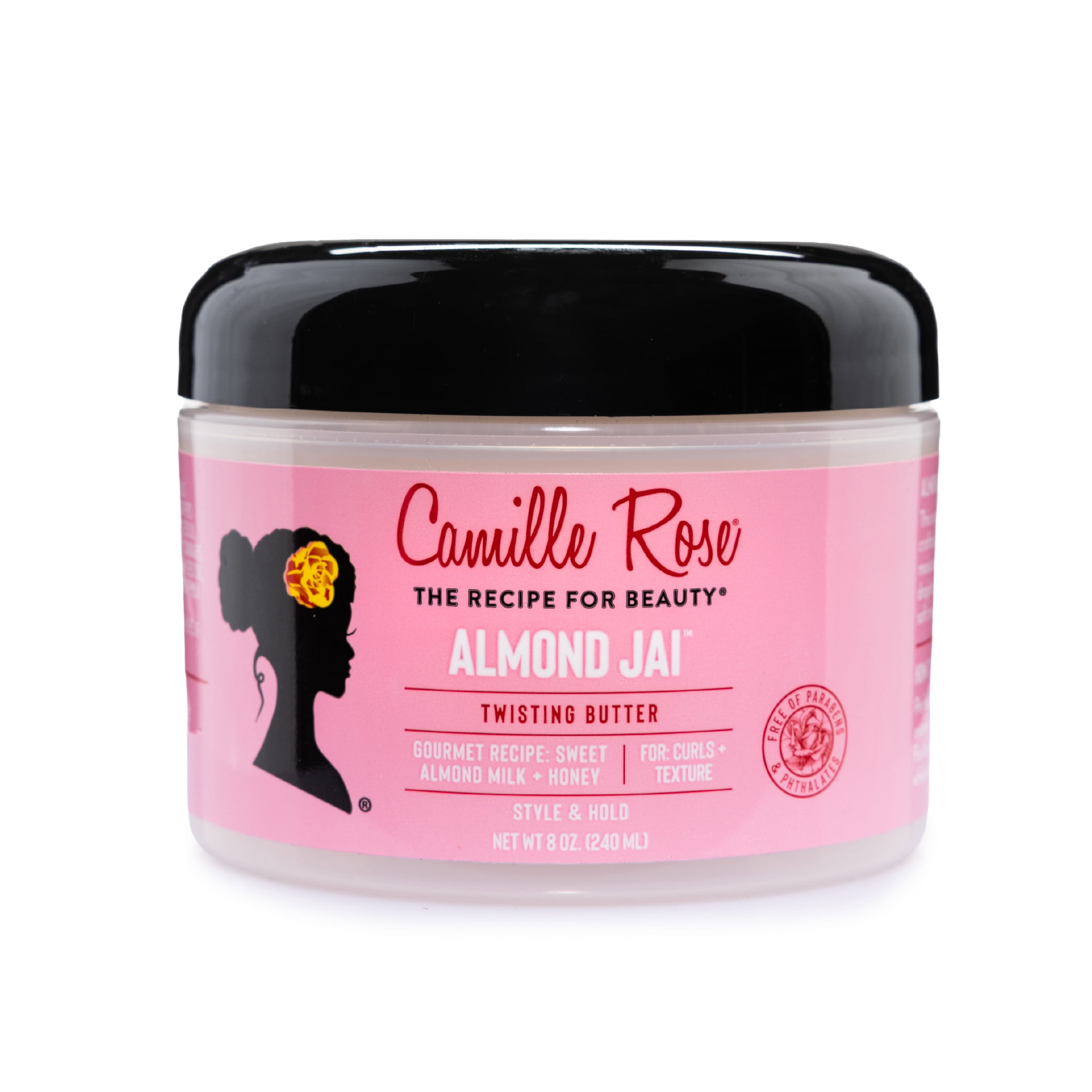 Camille Rose Almond Jai Smooth &  Elongate Twisting Butter with Sweet Almond Milk & Honey, 8oz