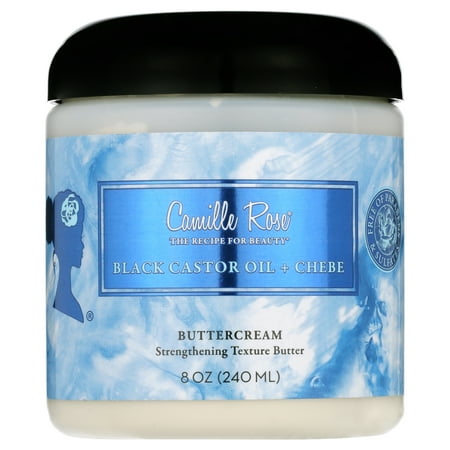 Camille Rose Black Castor Oil + Chebe Buttercream 8 oz, All Hair Type