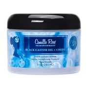 Camille Rose Black Castor Oil & Chebe Strengthen & Replenish All Ages Deep Conditioner with African Chebe & Castor Oil, 12oz