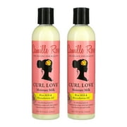 Camille Rose Curl Love Moisture Milk ترك في بلسم للشعر المجعد 8 fl oz 2 Pack