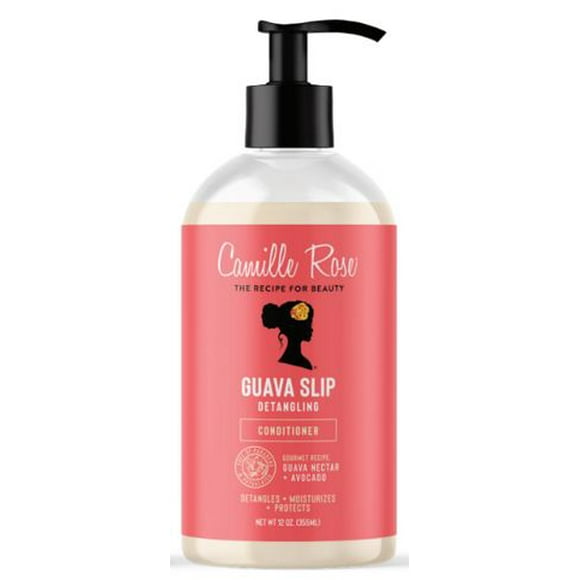 Camille Rose Guava Slip Detangling Hydrate & Condition All Ages Conditioner with Kakadu Plum Extract & Soursop, 12oz