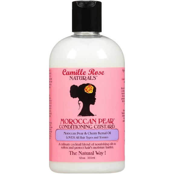 Camille Rose Moroccan Pear Soften & Protect All Ages Conditioning Custard with Moroccan Pear & Cherry Kernel Oil, 12oz