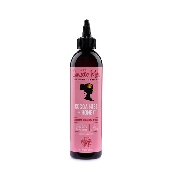 Camille Rose Cocoa & Honey Ultimate Strength and Restore Serum with Virgin Amla Oil & Brahmi Oil 8oz