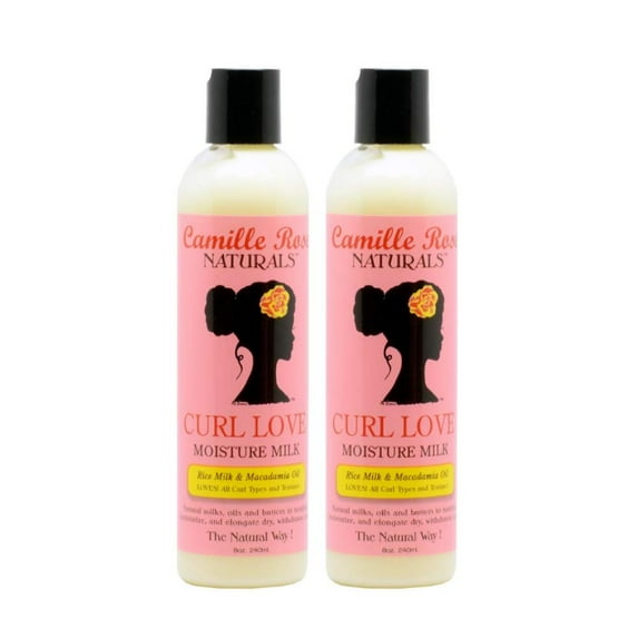 Camille Rose Naturals Curl Love Moisture Milk, (2 Pack of 8 Ounce)