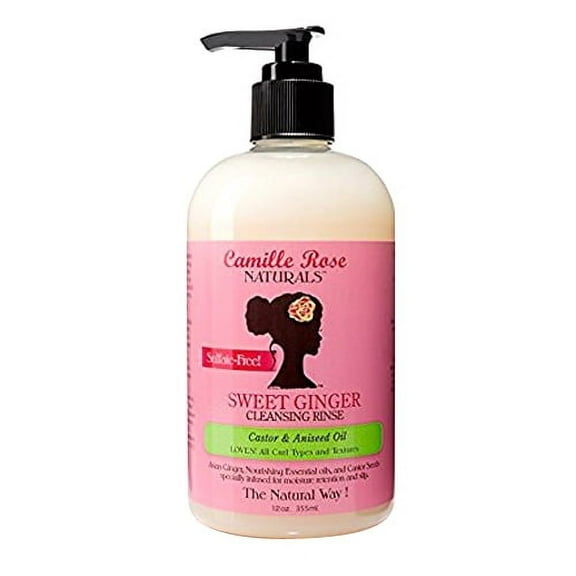 Camille Rose Naturals Sweet Ginger Cleansing Rinse, 12 oz