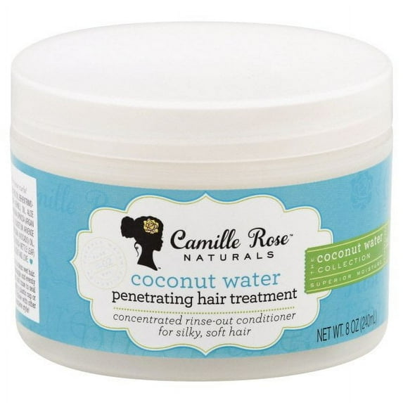 Camille Rose Naturals The Coconut Water Collection Hair Treatment, 8 oz