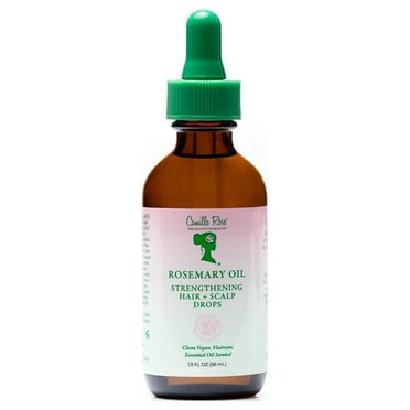 Camille Rose Rosemary Oil Strengthening Olive Oil Nourish & Lengthen Hair & Scalp Drops, 1.9oz
