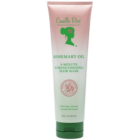 Camille Rose Rosemary Oil 5-Minute Strengthening Nourish & Invigorate Hair Mask with Rosemary Oil & Mango Butter, 8.5 floz