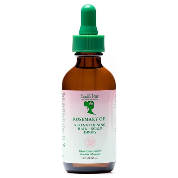 Camille Rose Rosemary Oil Strengthening Olive Oil Nourish & Lengthen Hair & Scalp Drops, 1.9oz