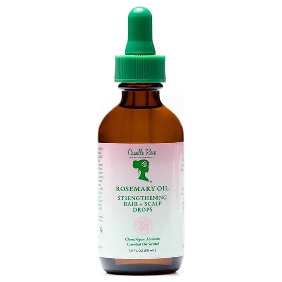 Camille Rose Rosemary Oil Strengthening Olive Oil Nourish & Lengthen Hair & Scalp Drops, 1.9oz